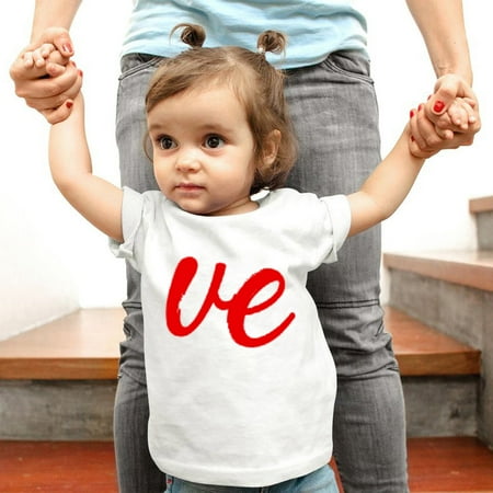 ERTUTUYI Kids Boy Girls Clothes Love Print Short Sleeve T-shirts Tops Blouse White 110
ERTUTUYI Kids Boy Girls Clothes Love Print Short Sleeve T-shirts Tops Blouse White 110