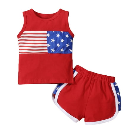 TAIAOJING Toddler Baby Boys Clothes Boys Girls 4th-of-July Stars Striped Printed Tops Shorts Outfits For Boys 2-3 Years
TAIAOJING Toddler Baby Boys Clothes Boys Girls 4th-of-July Stars Striped Printed Tops Shorts Outfits For Boys 2-3 Years