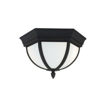 Two Light Outdoor Flush Mount in Traditional Style 12.75 inches Wide By 7.5 inches High-Black Finish-Incandescent Lamping Type Bailey Street Home
Two Light Outdoor Flush Mount in Traditional Style 12.75 inches Wide By 7.5 inches High-Black Finish-Incandescent Lamping Type Bailey Street Home