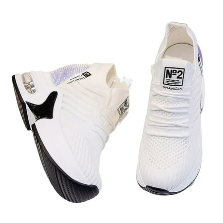 Women Daily Casual Sneaker with Anti-slip Sole Flat Bottom Shoes for Race Walking Hiking Foot Wear 39 White
Women Daily Casual Sneaker with Anti-slip Sole Flat Bottom Shoes for Race Walking Hiking Foot Wear 39 White