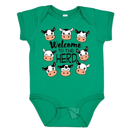 Inktastic Welcome to the Herd with Cute Black and White Holstein Cows Boys or Girls Baby Bodysuit
Inktastic Welcome to the Herd with Cute Black and White Holstein Cows Boys or Girls Baby Bodysuit