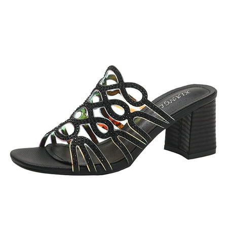 Sandals Women Fashion Platform Sandals Summer New Pattern Rhinestone Decoration Fashion Shiny Square Heel Thick Heel Comfortable Non Slip Large Size Shoes Womens Shoes Slip On
Sandals Women Fashion Platform Sandals Summer New Pattern Rhinestone Decoration Fashion Shiny Square Heel Thick Heel Comfortable Non Slip Large Size Shoes Womens Shoes Slip On