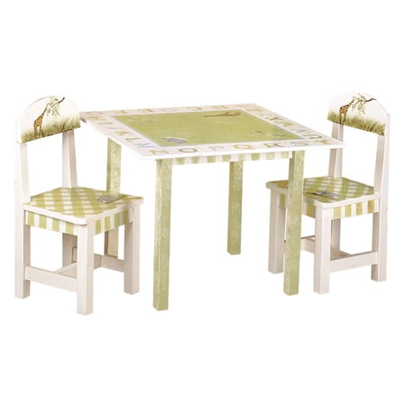 Alphabet Table & Set of 2 Chairs
