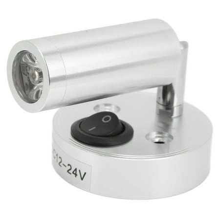 Bunk Light Rustproof AluminumAlloy 12V LED Reading Light Multipurpose For RVSUVTrailer Silver Neutral White
Bunk Light Rustproof AluminumAlloy 12V LED Reading Light Multipurpose For RVSUVTrailer Silver Neutral White