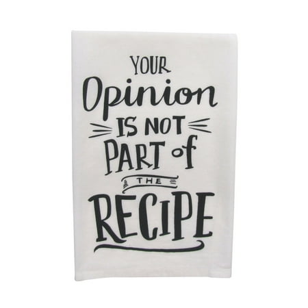 Funny Decorative Your Opinion Is Not Part of Recipe Novelty Dish Hand Towel Sassy Kitchen Decor
Funny Decorative Your Opinion Is Not Part of Recipe Novelty Dish Hand Towel Sassy Kitchen Decor