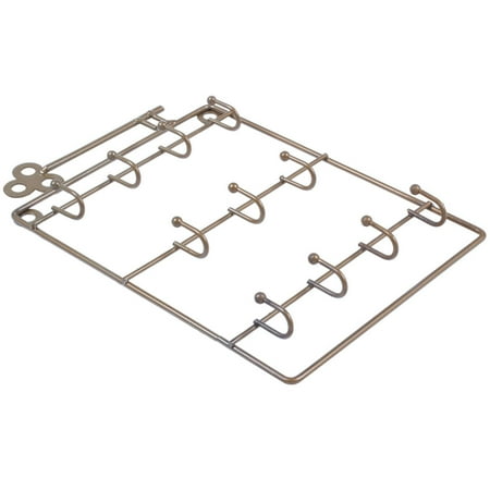 Iron Wall Mounted Hooks 11 Hangers Decorative Key Holder Coat Hat Rack Home Decor Storage Organizer Key Holder Wall Copper Colour
Iron Wall Mounted Hooks 11 Hangers Decorative Key Holder Coat Hat Rack Home Decor Storage Organizer Key Holder Wall Copper Colour