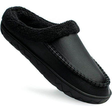 QWZNDZGR Men s Slippers Faux Lrather Upper Moccasin House Shoes with Fuzzy Plush Lining Indoor and Outdoor
QWZNDZGR Men s Slippers Faux Lrather Upper Moccasin House Shoes with Fuzzy Plush Lining Indoor and Outdoor