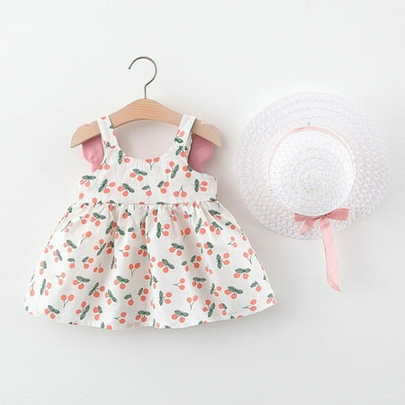 QISIWOLE Toddler Child Baby Girl Summer Solid Color Print Suspender Dress With Hat Discount !
QISIWOLE Toddler Child Baby Girl Summer Solid Color Print Suspender Dress With Hat Discount !