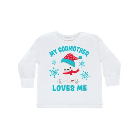 Inktastic Polar Bear My Godmother Loves Me in Santa Hat Gift Toddler Boy or Toddler Girl Long Sleeve T-Shirt
Inktastic Polar Bear My Godmother Loves Me in Santa Hat Gift Toddler Boy or Toddler Girl Long Sleeve T-Shirt