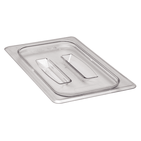 Food Pan Lid 1/4 Camwear Handle Clear