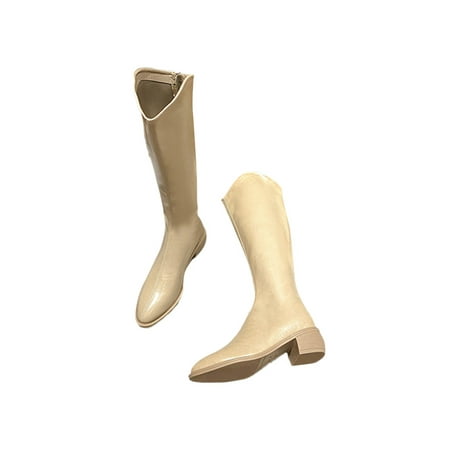 Avamo Women High Calf Boot Riding Boots Tall Booties Walking Bikier Bootie Outdoor Slip Resistant Back Zipper Winter Shoes Khaki 5
Avamo Women High Calf Boot Riding Boots Tall Booties Walking Bikier Bootie Outdoor Slip Resistant Back Zipper Winter Shoes Khaki 5