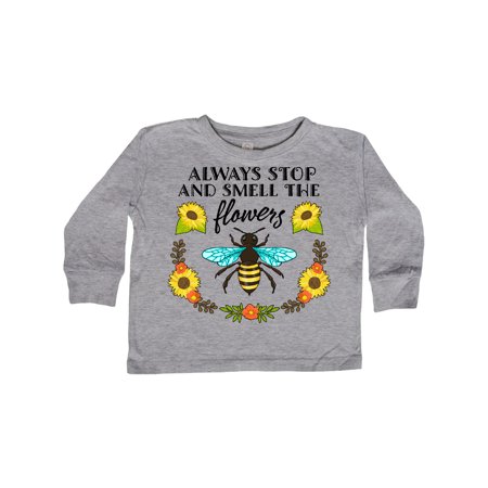 Inktastic Always Stop and Smell the Flowers with Bee and Sunflowers Gift Toddler Boy or Toddler Girl Long Sleeve T-Shirt
Inktastic Always Stop and Smell the Flowers with Bee and Sunflowers Gift Toddler Boy or Toddler Girl Long Sleeve T-Shirt