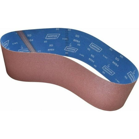 Norton 6 Wide x 48 OAL 60 Grit Ceramic Abrasive Belt Ceramic Medium Coated Y Weighted Cloth Backing Series R984
Norton 6 Wide x 48 OAL 60 Grit Ceramic Abrasive Belt Ceramic Medium Coated Y Weighted Cloth Backing Series R984