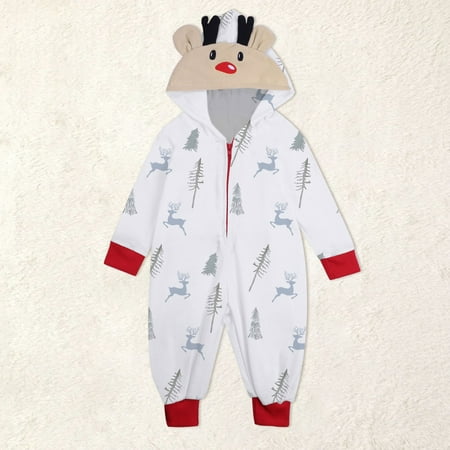 Christmas Pajamas For Family Siamese Deer Head Embroidery Hooded Romper Zipper Jumpsuit Loungewear (Baby) Family Christmas Pjs Matching Sets
Christmas Pajamas For Family Siamese Deer Head Embroidery Hooded Romper Zipper Jumpsuit Loungewear (Baby) Family Christmas Pjs Matching Sets