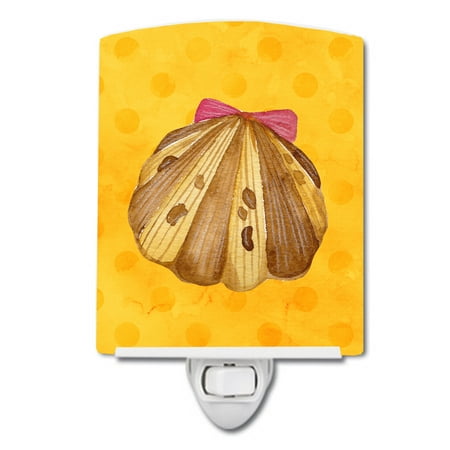 Caroline s Treasures BB8172CNL Sea Shell Yellow Polkadot Ceramic Night Light Yellow 6x4x3 multicolor
Caroline s Treasures BB8172CNL Sea Shell Yellow Polkadot Ceramic Night Light Yellow 6x4x3 multicolor