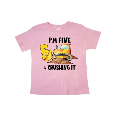 Inktastic I m 5 and Crushing It Construction 5th Birthday Gift Toddler Boy or Toddler Girl T-Shirt
Inktastic I m 5 and Crushing It Construction 5th Birthday Gift Toddler Boy or Toddler Girl T-Shirt