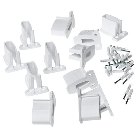 ClosetMaid Wall Brackets White 12-Pack #1782