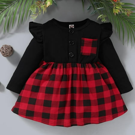 OQCKIDS Girls A-Line Spring/Autumn Loose Plaid Dress Long Sleeve Round Neck Regular Christmas Casual
OQCKIDS Girls A-Line Spring/Autumn Loose Plaid Dress Long Sleeve Round Neck Regular Christmas Casual