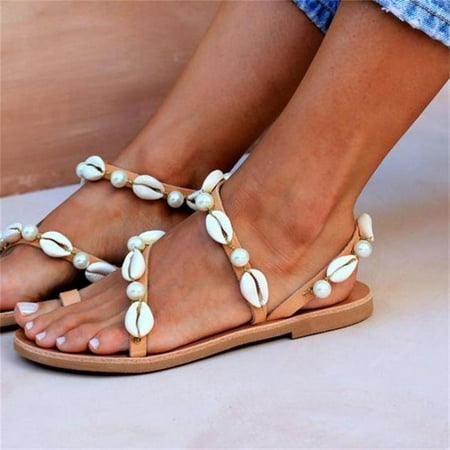 Homedles Beach Sandals for Women- Summer wear Casual Flat 2023 New Comfy Slip on Womens Sandals White
Homedles Beach Sandals for Women- Summer wear Casual Flat 2023 New Comfy Slip on Womens Sandals White