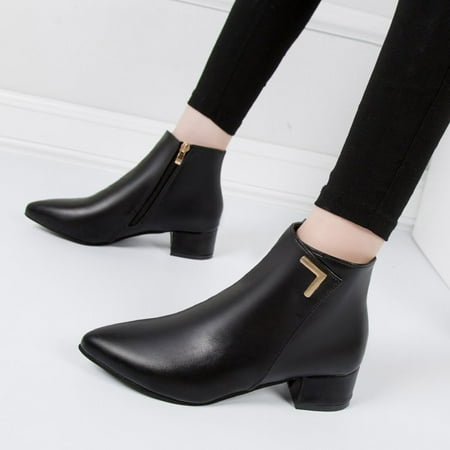 Zedker Winter Boots For Women Botas Para Mujer Ladies Fashion Casual Solid Color Pointed Toe Thick Heel Ankle Boots Womens Snow Boots
Zedker Winter Boots For Women Botas Para Mujer Ladies Fashion Casual Solid Color Pointed Toe Thick Heel Ankle Boots Womens Snow Boots