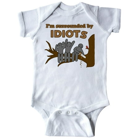 Inktastic I m Surrounded By Idiots 3 People On A Branch Gift Baby Boy or Baby Girl Bodysuit
Inktastic I m Surrounded By Idiots 3 People On A Branch Gift Baby Boy or Baby Girl Bodysuit