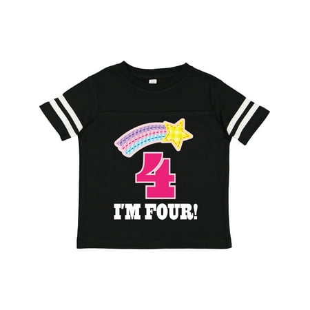 Inktastic 4th Birthday 4 Year Old Girls Rainbow Star Gift Toddler Toddler Girl T-Shirt
Inktastic 4th Birthday 4 Year Old Girls Rainbow Star Gift Toddler Toddler Girl T-Shirt