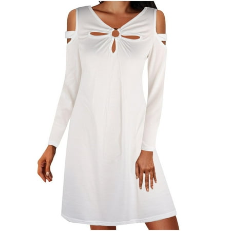 Juebong Women s Casual Sexy Fashion Solid Color Slim Fit V-Neck Long Sleeve Knee- High Dress
Juebong Women s Casual Sexy Fashion Solid Color Slim Fit V-Neck Long Sleeve Knee- High Dress
