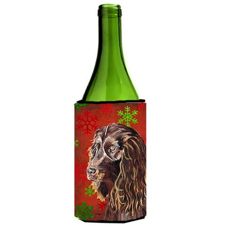 Boykin Spaniel Red Snowflake Christmas Wine bottle sleeve Hugger - 24 oz.
Boykin Spaniel Red Snowflake Christmas Wine bottle sleeve Hugger - 24 oz.