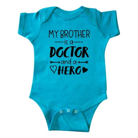Inktastic My Brother is a Doctor and a Hero Gift Baby Boy or Baby Girl Bodysuit