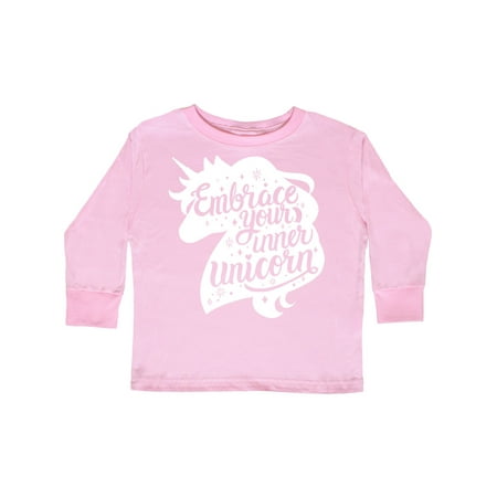 Inktastic Embrace Your Inner Unicorn in White Silhouette Gift Toddler Boy or Toddler Girl Long Sleeve T-Shirt
Inktastic Embrace Your Inner Unicorn in White Silhouette Gift Toddler Boy or Toddler Girl Long Sleeve T-Shirt