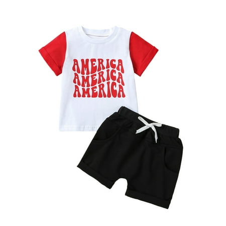 4th of July Outfits Infant Baby Boys 2 Pcs Summer Clothes Letter Print Short Sleeve Tshirt Top Casual Shorts Daily Wear
4th of July Outfits Infant Baby Boys 2 Pcs Summer Clothes Letter Print Short Sleeve Tshirt Top Casual Shorts Daily Wear