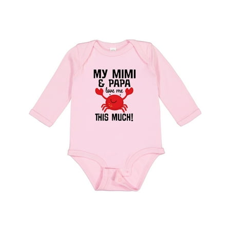 Inktastic Mimi and Papa Love Me Crab Gift Baby Boy or Baby Girl Long Sleeve Bodysuit
Inktastic Mimi and Papa Love Me Crab Gift Baby Boy or Baby Girl Long Sleeve Bodysuit