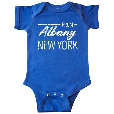Inktastic From Albany New York in White Distressed Text Gift Baby Boy or Baby Girl Bodysuit
Inktastic From Albany New York in White Distressed Text Gift Baby Boy or Baby Girl Bodysuit