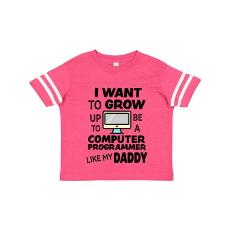 Inktastic I Want to Grow Up to Be a Computer Programmer Like My Daddy Gift Toddler Boy or Toddler Girl T-Shirt
Inktastic I Want to Grow Up to Be a Computer Programmer Like My Daddy Gift Toddler Boy or Toddler Girl T-Shirt