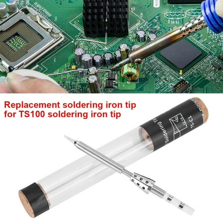 Higoodz Mini Pen Type Stainless Steel Soldering Iron Tips Replacement for TS100 Soldering Iron TS100 Soldering Iron Tip Soldering Iron Tip
Higoodz Mini Pen Type Stainless Steel Soldering Iron Tips Replacement for TS100 Soldering Iron TS100 Soldering Iron Tip Soldering Iron Tip