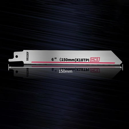QXKE 10Pcs 150mm S922 Reciprocating Saw Blade Cutter Tool for Metal Pipe Wood Cutting
QXKE 10Pcs 150mm S922 Reciprocating Saw Blade Cutter Tool for Metal Pipe Wood Cutting