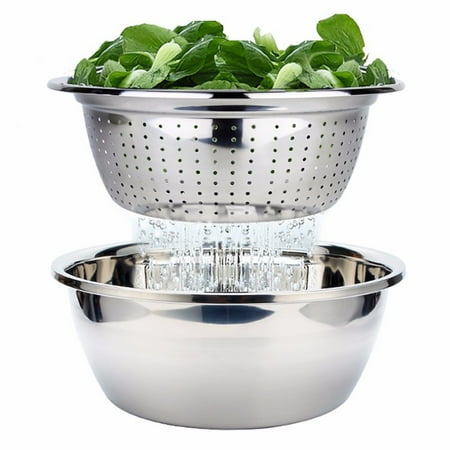 Stainless Steel Strainer Stackable Set Set Bowls Bowl and Mixing 26cm Kitchen Supplies AS SHOWN One Size
Stainless Steel Strainer Stackable Set Set Bowls Bowl and Mixing 26cm Kitchen Supplies AS SHOWN One Size