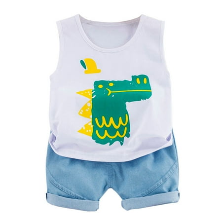 Vedolay Baby Boy Outfits Toddler Baby Boy Summer Shorts Set Short Sleeve Tops T Shirt and Hawaii Shorts Outfit Clothes(White 12-18 Months)
Vedolay Baby Boy Outfits Toddler Baby Boy Summer Shorts Set Short Sleeve Tops T Shirt and Hawaii Shorts Outfit Clothes(White 12-18 Months)