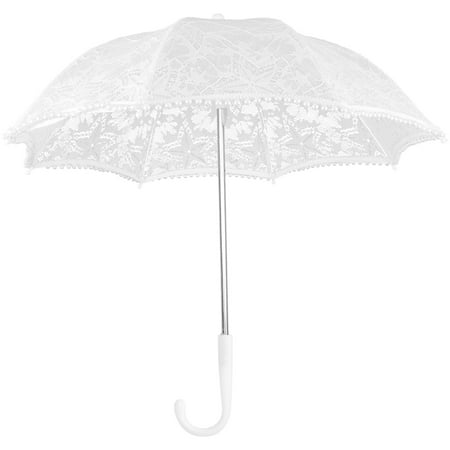 FRCOLOR Bridal Lace Umbrella Exquisite Wedding Lace Parasol Stage Performance Parasol Photo Prop
FRCOLOR Bridal Lace Umbrella Exquisite Wedding Lace Parasol Stage Performance Parasol Photo Prop