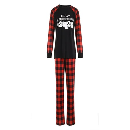 Seyurigaoka Sunisery Family Matching Christmas Pajamas Sets Red Black Plaid Top Trousers Sleepwear
Seyurigaoka Sunisery Family Matching Christmas Pajamas Sets Red Black Plaid Top Trousers Sleepwear