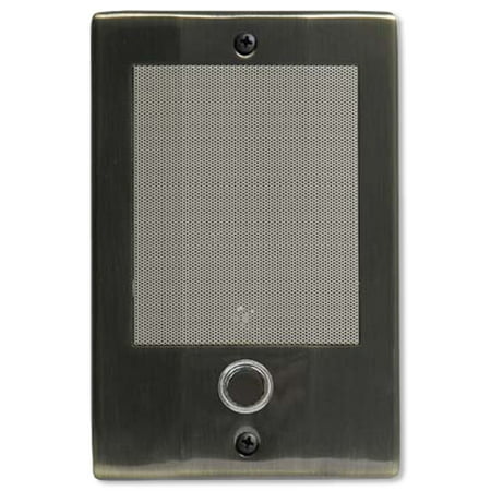M DMC Intercom Door Station with Bell Button, Antique Brass (D3BN)