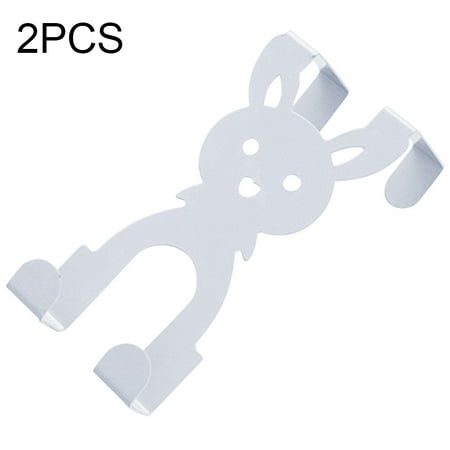 2PCS Cartoon Rabbit Shape Over The Door Hook Bedroom Kitchen Door Hooks Clothes Bag Coat Dual Hanger Organizer New
2PCS Cartoon Rabbit Shape Over The Door Hook Bedroom Kitchen Door Hooks Clothes Bag Coat Dual Hanger Organizer New