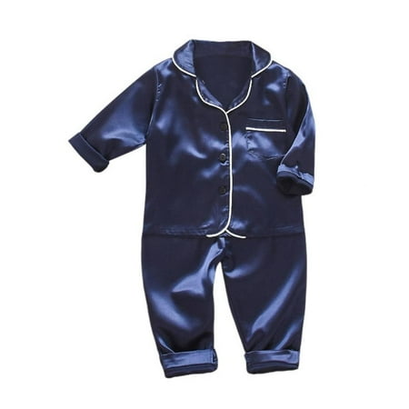 Children s pajamas set Toddler Boys Girls Ice silk satin Solid Color Top Pants Set Baby suit Kid Clothes home Wear Kid pajamas
Children s pajamas set Toddler Boys Girls Ice silk satin Solid Color Top Pants Set Baby suit Kid Clothes home Wear Kid pajamas