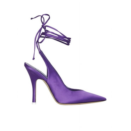 Women s Sexy Pointed Toe Summer Lace-up Satin Stiletto High Heels Dressy Slingback Shoes for Party Evening-Dark purple42
Women s Sexy Pointed Toe Summer Lace-up Satin Stiletto High Heels Dressy Slingback Shoes for Party Evening-Dark purple42