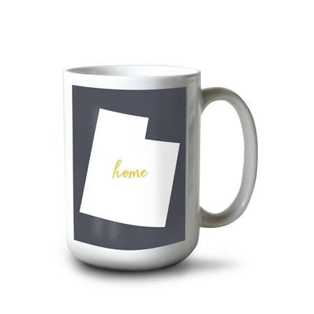 15 fl oz Ceramic Mug Utah Home State White on Gray Dishwasher & Microwave Safe
15 fl oz Ceramic Mug Utah Home State White on Gray Dishwasher & Microwave Safe