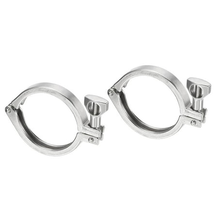 Uxcell 2.48 Vacuum Clamp 2 Pack 201Stainless Steel Durable Single Pin Hose Clamp with Nut Silver
Uxcell 2.48 Vacuum Clamp 2 Pack 201Stainless Steel Durable Single Pin Hose Clamp with Nut Silver