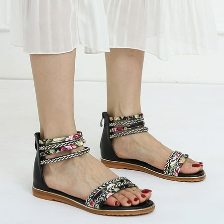 PEASKJP Women Slide Sandals Women Summer Open Toe Breathable Beach Sandals Casual Slip On Wedges Sandals Dress Beach Shoes Black 7.5
PEASKJP Women Slide Sandals Women Summer Open Toe Breathable Beach Sandals Casual Slip On Wedges Sandals Dress Beach Shoes Black 7.5