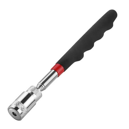 BAMILL 1pc Magnetic Telescoping Pick Up Tool with LED Light Portable Retractable