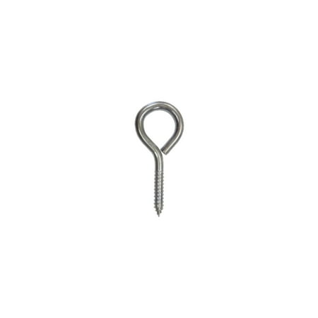 GOLBERG Screw Eyes - Zinc Plated Steel Screws - 1 Inch or 3/4 Inch - Multiple Pack Sizes Available