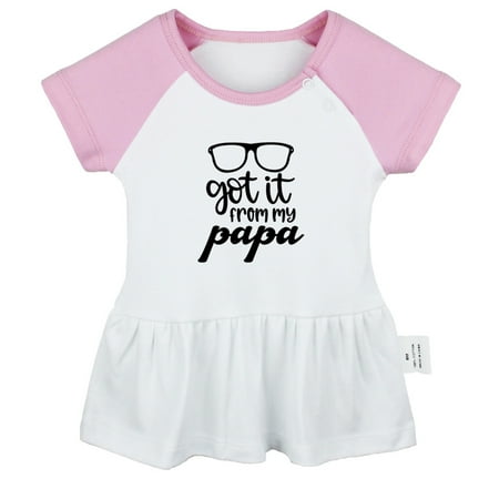I Got it From My Mama or Papa Funny Dresses For Baby Newborn Babies Skirts Infant Princess Dress 0-24M Kids Graphic Clothes (Pink Raglan Dresses 12-18 Months)
I Got it From My Mama or Papa Funny Dresses For Baby Newborn Babies Skirts Infant Princess Dress 0-24M Kids Graphic Clothes (Pink Raglan Dresses 12-18 Months)